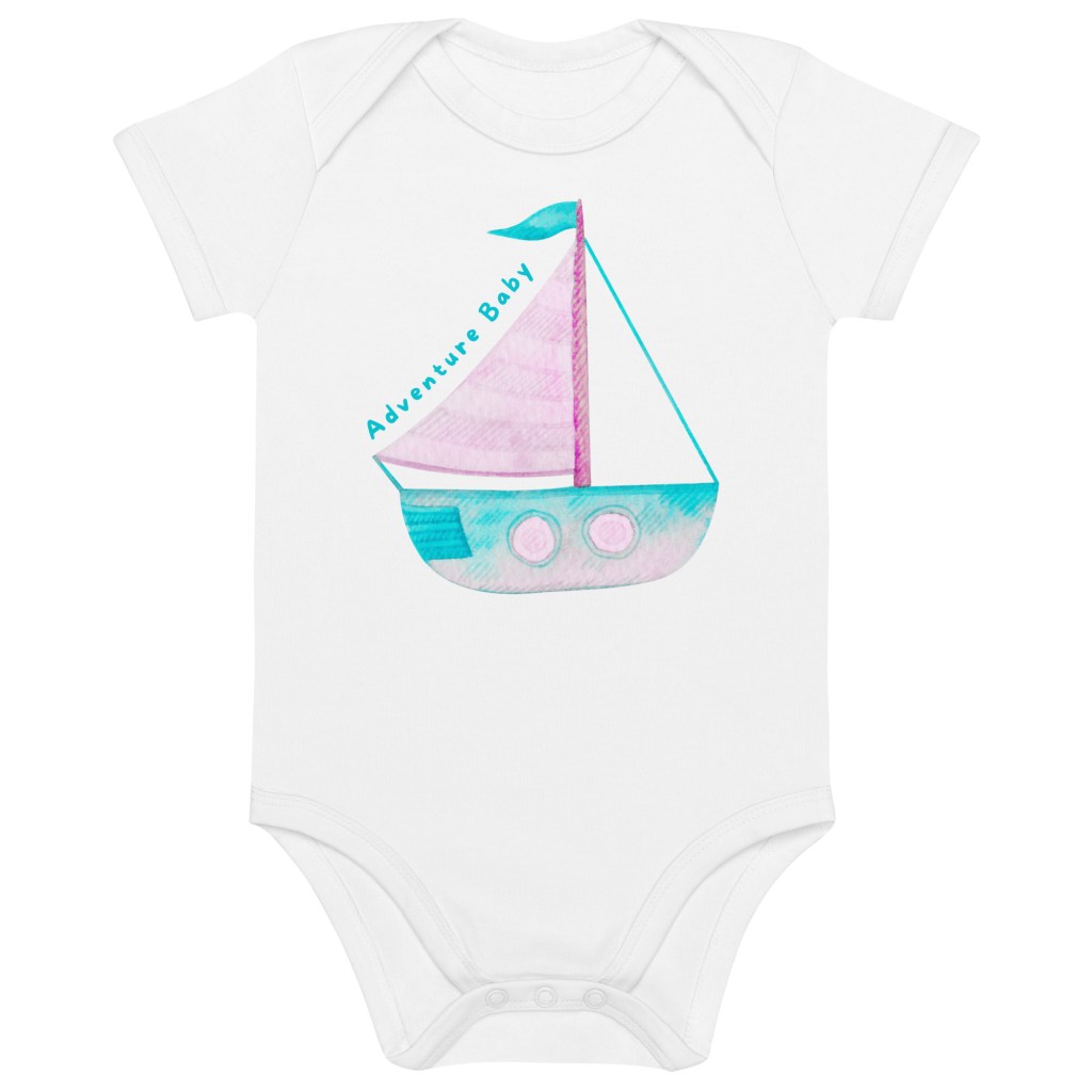 Sailboat Bodysuit (Pink)