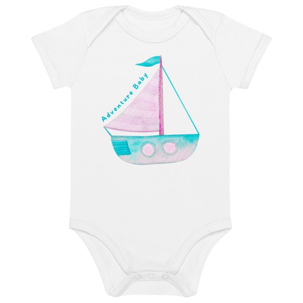 Sailboat Bodysuit (Pink)